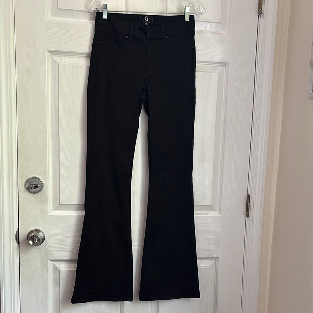 G by GIULIANA Black Flared Stretch Jeans Size Small